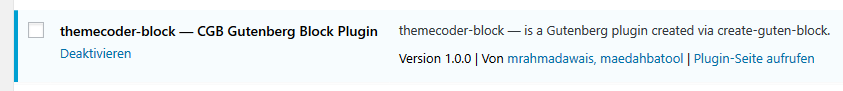 ThemeCoder Block Plugin